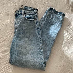 Abercrombie Curve Love 90s Straight Ultra High Rise Jeans